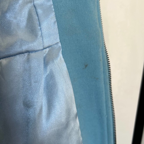 Tulle WMNs blue and white coat szS - Picture 8 of 10